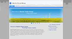 Desktop Screenshot of electricpowergroup.net